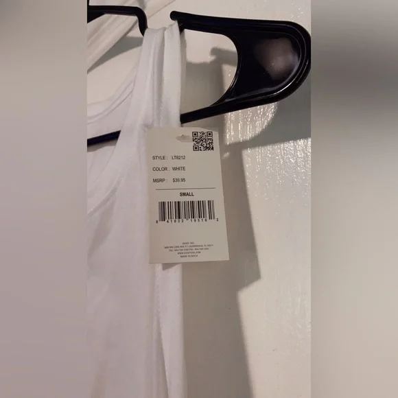 White Tank Top - Picture 3 of 4